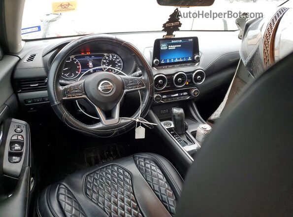 3N1AB8CV6MY281143 2021 NISSAN SENTRA Gray Widok deski rozdzielczej