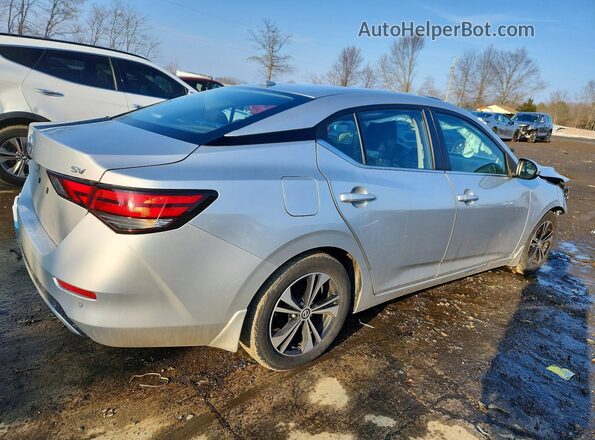 3N1AB8CV6NY229450 2022 NISSAN SENTRA Silver უკანა მარჯვენა