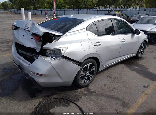 3N1AB8CV6PY228172 2023 NISSAN SENTRA Silver Trasero derecho