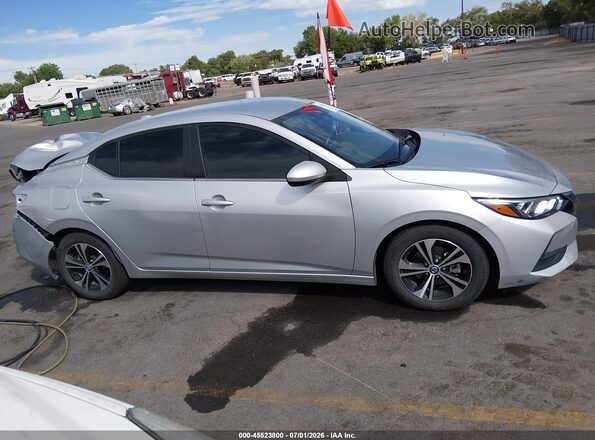 3N1AB8CV6PY228172 2023 NISSAN SENTRA Silver Vista interior trasera