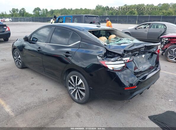 3N1AB8CV6PY234442 2023 NISSAN SENTRA Black Trasero izquierdo