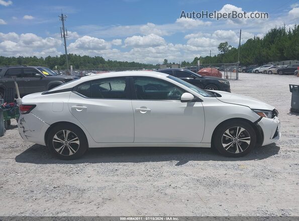 3N1AB8CV6PY240550 2023 NISSAN SENTRA White Widok wnętrza z tyłu