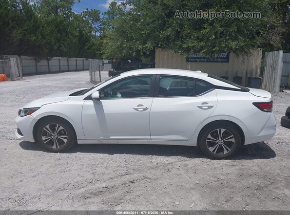 3N1AB8CV6PY240550 2023 NISSAN SENTRA White Widok wnętrza 360 stopni