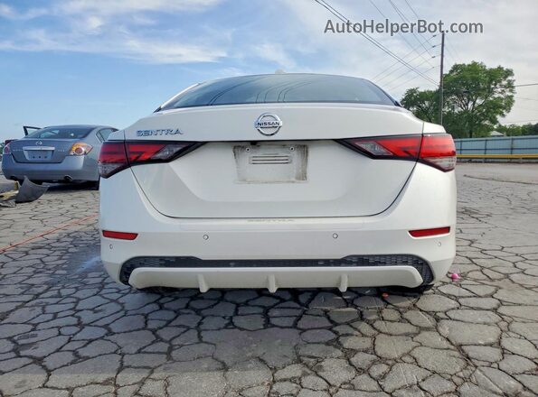 3N1AB8CV6PY242234 2023 NISSAN SENTRA White უკანა ხედი