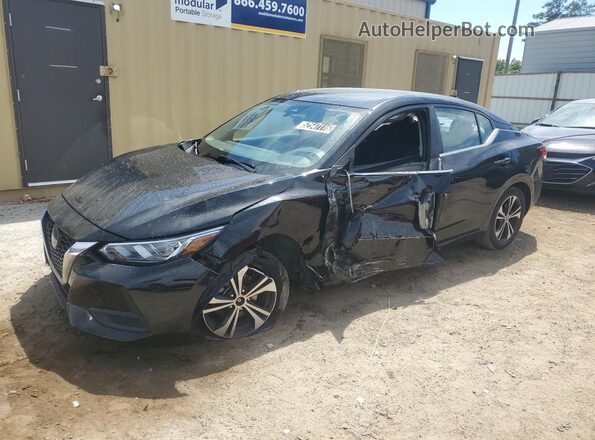 3N1AB8CV6PY242556 2023 NISSAN SENTRA Black Вид наклейки з VIN-кодом
