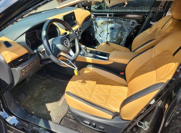 3N1AB8CV6PY283494 2023 NISSAN SENTRA Black Front interior view