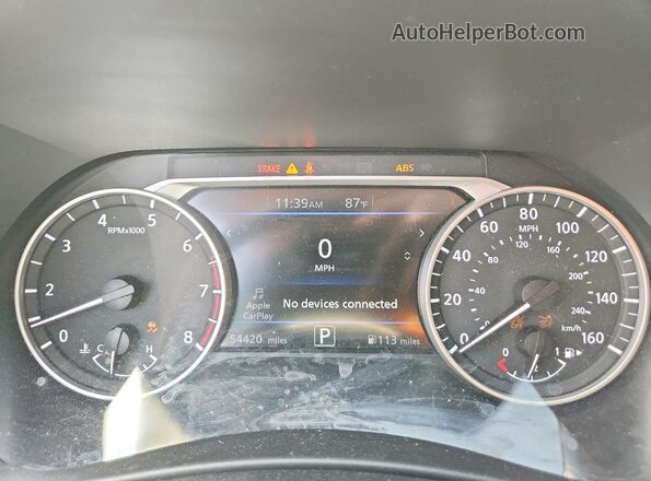 3N1AB8CV6PY283494 2023 NISSAN SENTRA Black Instrument cluster view