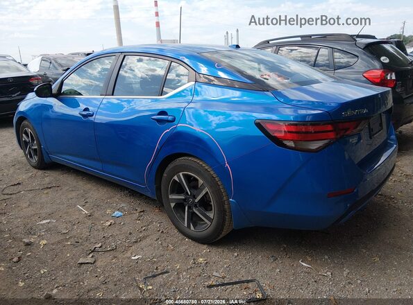 3N1AB8CV6RY202125 2024 NISSAN SENTRA Синий Задняя левая четверть