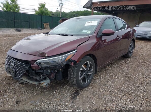 3N1AB8CV6RY204473 2024 NISSAN SENTRA Maroon Front left