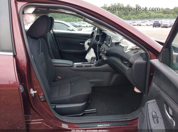 3N1AB8CV6RY204473 2024 NISSAN SENTRA Maroon Front interior view