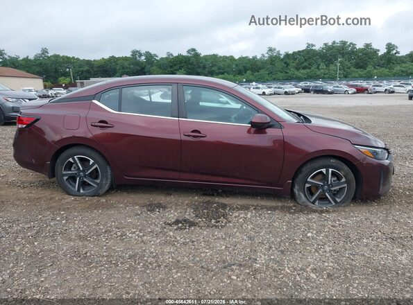 3N1AB8CV6RY204473 2024 NISSAN SENTRA Maroon 360 interior view