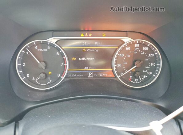 3N1AB8CV6RY220687 2024 NISSAN SENTRA Black Widok zestawu wskaźników