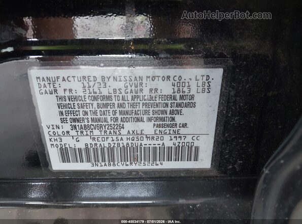 3N1AB8CV6RY252264 2024 NISSAN SENTRA Black Շարժիչի բաժամունքի տեսք