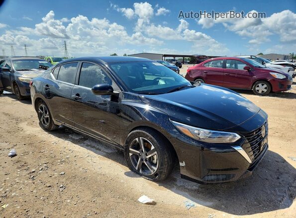 3N1AB8CV6RY274328 2024 NISSAN SENTRA Черный Передняя правая четверть