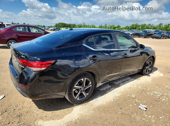 3N1AB8CV6RY274328 2024 NISSAN SENTRA Черный Задняя правая четверть