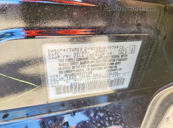 3N1AB8CV6RY274328 2024 NISSAN SENTRA Черный Вид подкапотного пространства