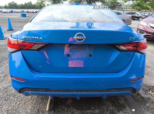 3N1AB8CV6RY330364 2024 NISSAN SENTRA Blue Հետևի տեսք