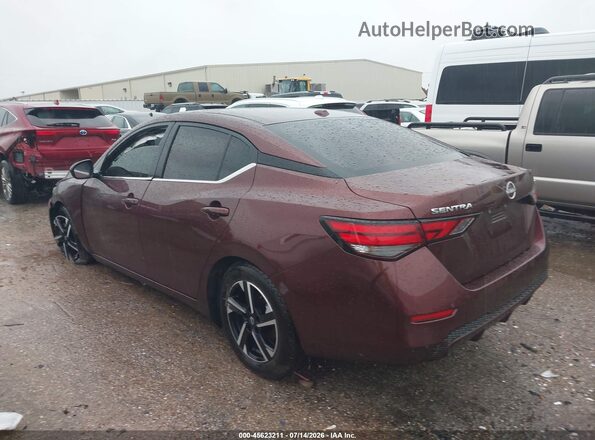 3N1AB8CV6RY352526 2024 NISSAN SENTRA Maroon Trasero izquierdo