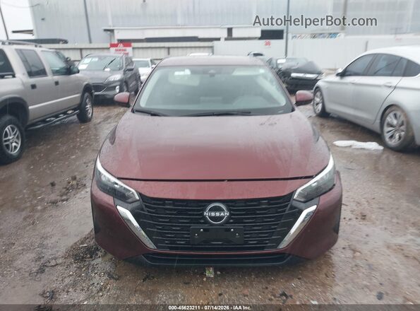 3N1AB8CV6RY352526 2024 NISSAN SENTRA Maroon Vista del cuadro de instrumentos