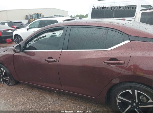 3N1AB8CV6RY352526 2024 NISSAN SENTRA Maroon Vista interior de 360 grados
