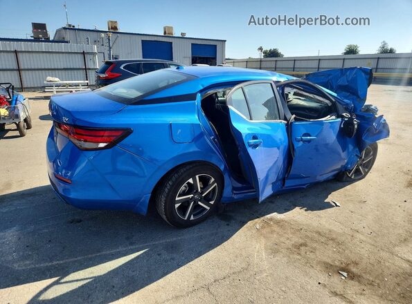 3N1AB8CV6RY360982 2024 NISSAN SENTRA Blue Задня права чверть