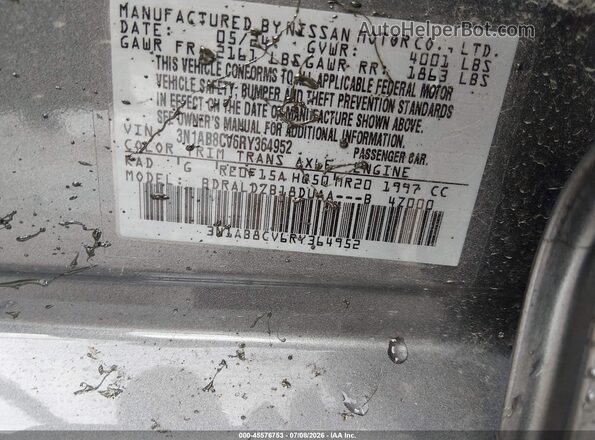 3N1AB8CV6RY364952 2024 NISSAN SENTRA Gray Engine compartment view