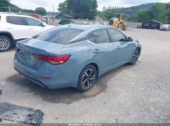 3N1AB8CV6RY376888 2024 NISSAN SENTRA Синий Задняя правая четверть