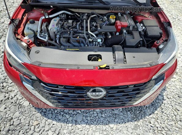 3N1AB8CV6SY211638 2025 NISSAN SENTRA Red Սալոնի հետևի տեսք
