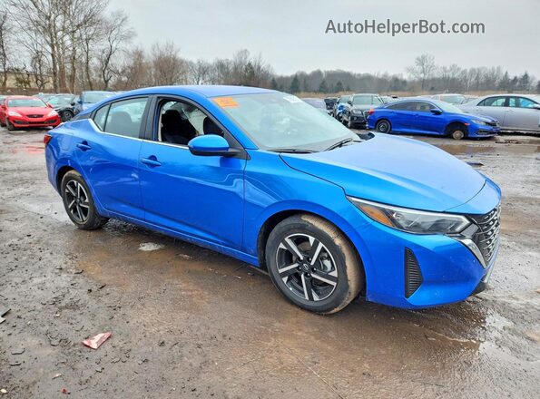 3N1AB8CV6SY274139 2025 NISSAN SENTRA Blue Front right