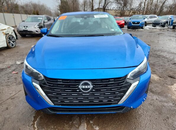 3N1AB8CV6SY274139 2025 NISSAN SENTRA Blue Front view