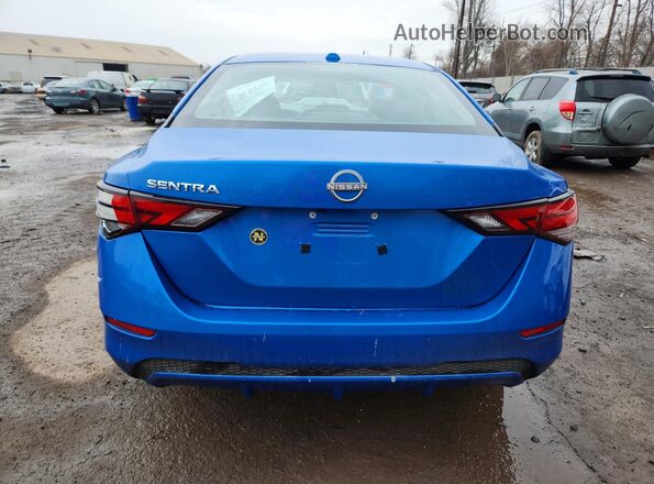 3N1AB8CV6SY274139 2025 NISSAN SENTRA Blue Rear view
