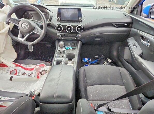3N1AB8CV6SY274139 2025 NISSAN SENTRA Blue Dashboard view