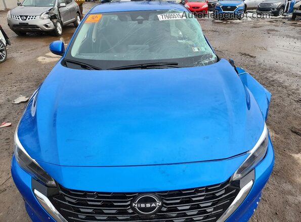 3N1AB8CV6SY274139 2025 NISSAN SENTRA Blue Rear interior view