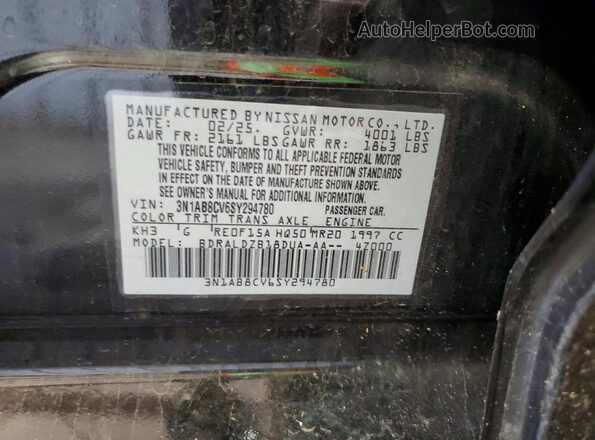 3N1AB8CV6SY294780 2025 NISSAN SENTRA Black ძრავის განყოფილების ხედი