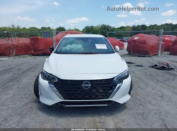 3N1AB8CV6SY325185 2025 NISSAN SENTRA White Instrument cluster view