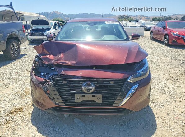 3N1AB8CV6SY338096 2025 NISSAN SENTRA Red Դիմացի տեսք
