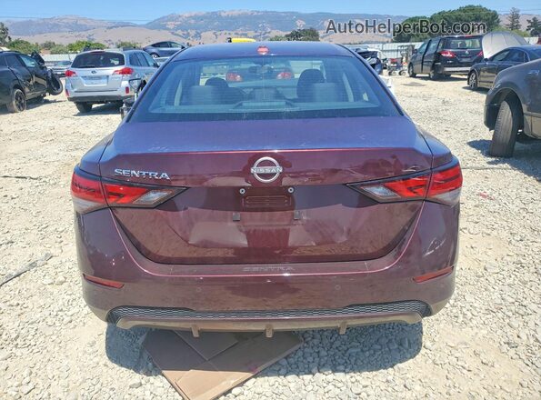 3N1AB8CV6SY338096 2025 NISSAN SENTRA Red Հետևի տեսք