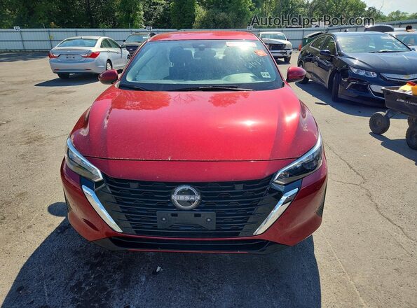 3N1AB8CV6SY363578 2025 NISSAN SENTRA Red Front view