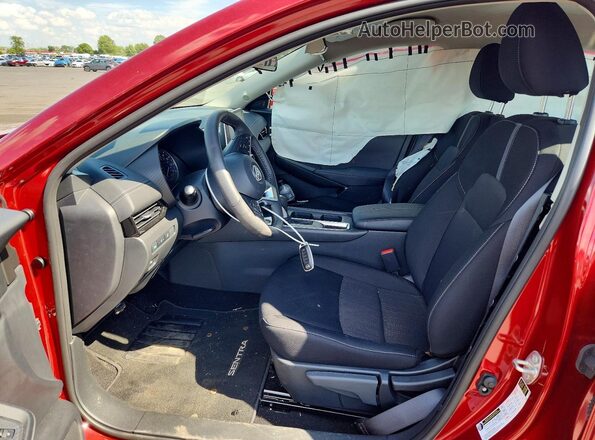 3N1AB8CV6SY363578 2025 NISSAN SENTRA Red Front interior view