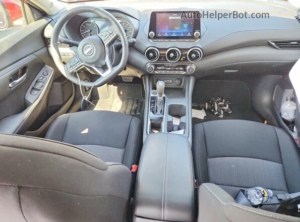 3N1AB8CV6SY363578 2025 NISSAN SENTRA Red Dashboard view