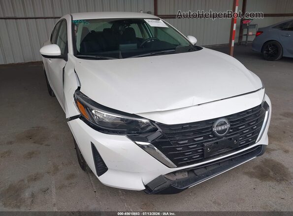 3N1AB8CV6SY366254 2025 NISSAN SENTRA White Widok z przodu
