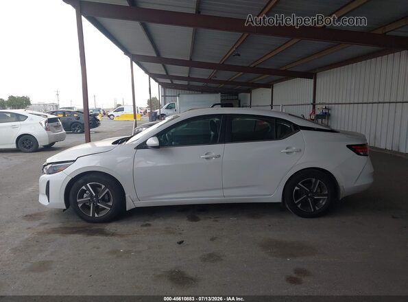 3N1AB8CV6SY366254 2025 NISSAN SENTRA White Widok wnętrza 360 stopni