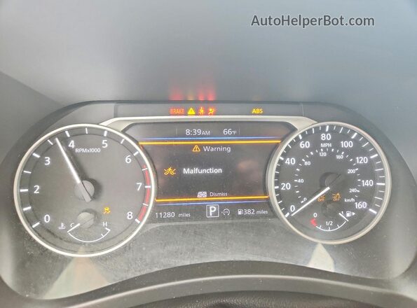 3N1AB8CV6SY381806 2025 NISSAN SENTRA Gray Вид щитка приладів