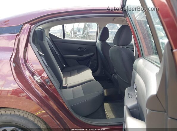 3N1AB8CV6SY393535 2025 NISSAN SENTRA Maroon VIN კოდის სტიკერის ხედი