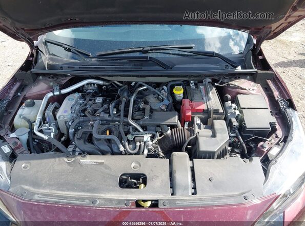 3N1AB8CV6SY393535 2025 NISSAN SENTRA Maroon უკანა ხედი