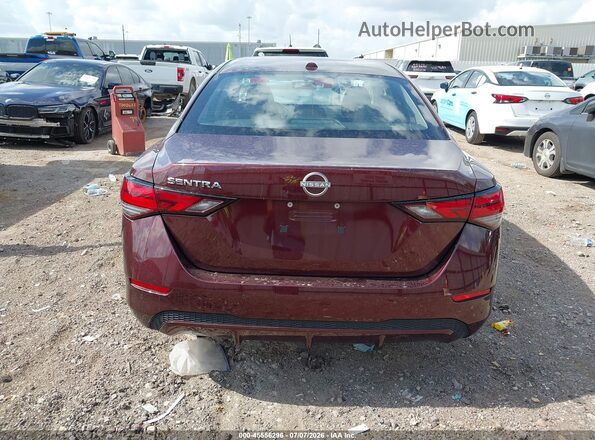 3N1AB8CV6SY393535 2025 NISSAN SENTRA Maroon 