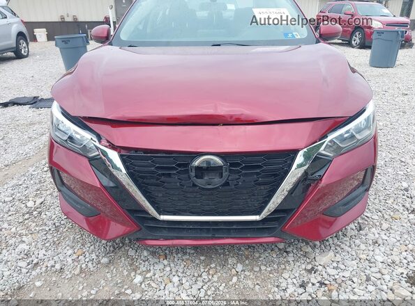 3N1AB8CV7LY276029 2020 NISSAN SENTRA Red Вид спереду