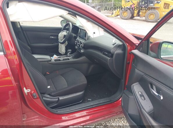 3N1AB8CV7LY276029 2020 NISSAN SENTRA Red Вид салону спереду