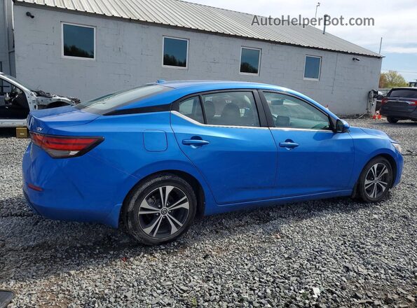 3N1AB8CV7LY294062 2020 NISSAN SENTRA Blue Задня права чверть