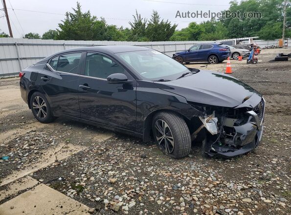 3N1AB8CV7LY301429 2020 NISSAN SENTRA Black წინა მარჯვენა